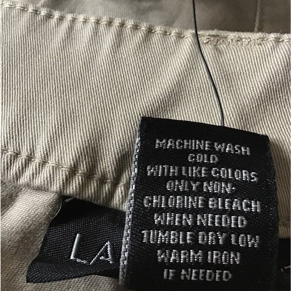 LOWEST🌺 NWT LANE BRYANT Sz28 KHAKI COTTON & SPANDEX SHORTS - Picture 3 of 9